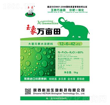 高鉀型大量元素水溶肥12-6-42+TE-萬畝田-科潤生物