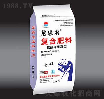 硫酸鉀果蔬型復(fù)合肥料14-16-15-龍忠農(nóng)-雄豐肥業(yè)