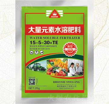 大量元素水溶肥料15-5-30+TE-佳實多-傲威