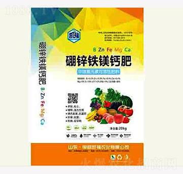 20kg硼鋅鐵鎂鈣肥-天湖