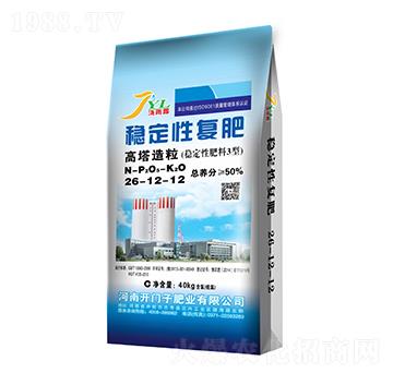 高塔造粒穩(wěn)定性復合肥料26-12-12-澆雨露-開門子