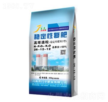 高塔造粒復合肥料26-12-12-澆雨露-開門子