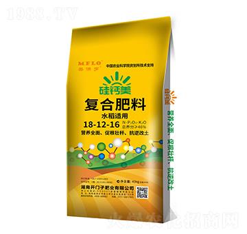 水稻適用硅鈣美復合肥料18-12-16-美佛羅-開門子