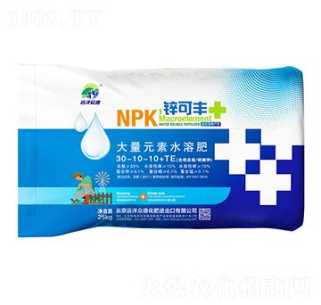 大量元素水溶肥30-10-10+TE-遠洋眾德