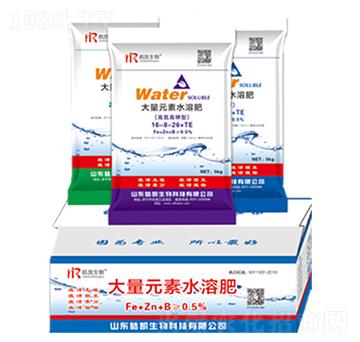 大量元素水溶肥16-8-26+TE-皓凱生物