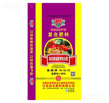 高濃度硫酸鉀復(fù)合肥15-15-15-美樂