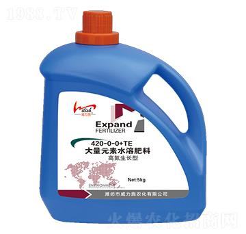 大量元素水溶肥料420-0-0+TE-威力施
