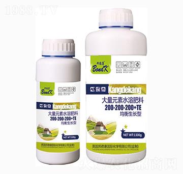 均衡生長型大量元素水溶肥料200-200-200+TE-威力施