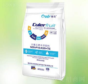 高氮高鉀型大量元素水溶肥料20-10-20+TE-東方潤澤