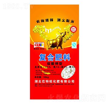 硫酸鉀型復(fù)合肥料15-15-15-蠻牛-巴特旺