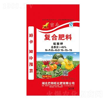 硫酸鉀復(fù)合肥料15-15-15-蠻牛-巴特旺