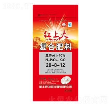 25kg復(fù)合肥料20-8-12-紅上天-巴特旺