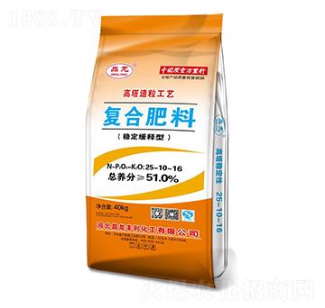 穩(wěn)定緩釋型復(fù)合肥料25-10-16-晶龍-中仁集團