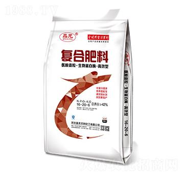 氨酸造粒·生物蛋白酶·高產(chǎn)型復合肥料16-20-6-晶龍-中仁集團