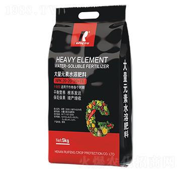 平衡型大量元素水溶肥料20-20-20+TE-銳豐作物