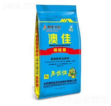 40kg腐植酸復(fù)合肥料15-8-26+TE-澳佳生態(tài)