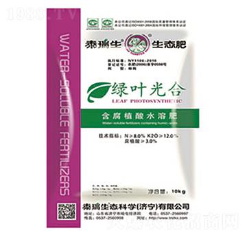 含腐植酸水溶肥料-綠葉光合-搬倒山