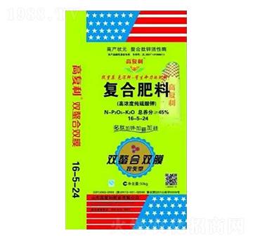 高濃度純硫酸鉀復(fù)合肥料16-5-24-高福利肥業(yè)