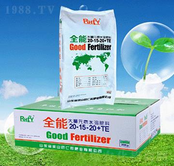 大量元素水溶肥料20-15-20+TE-仁和肥業(yè)