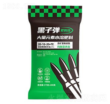 均衡營養(yǎng)型大量元素水溶肥料20-18-20+TE-黑子彈-五易生