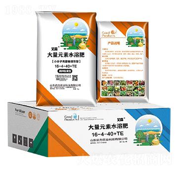 大量元素水溶肥（小分子殼寡糖增效型）16-4-40+TE-艾嘉-啟力農業(yè)
