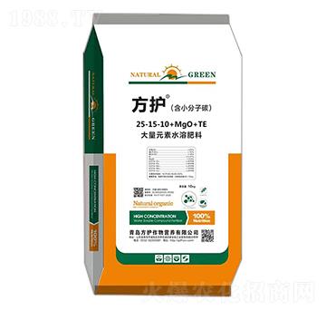 大量元素水溶肥料25-15-10+MgO+TE-方護