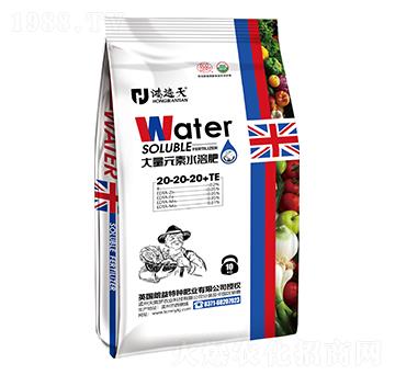 大量元素水溶肥料20-20-20+TE-紅遍天-天宸夢