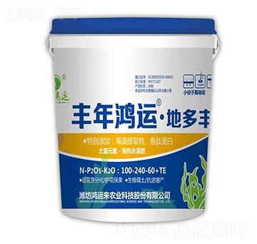 大量元素·有機水溶肥100-240-60+TE-豐年鴻運·地多豐-鴻運來