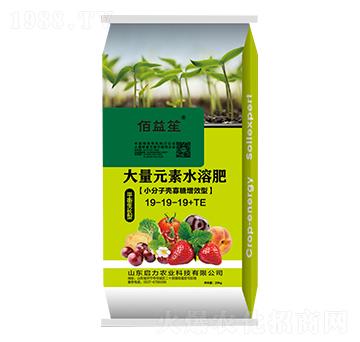 大量元素水溶肥（小分子殼寡糖增效型）19-19-19+TE-佰益笙-啟力農(nóng)業(yè)