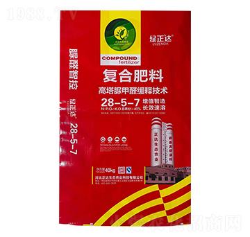 40kg復合肥料28-5-7 綠正達