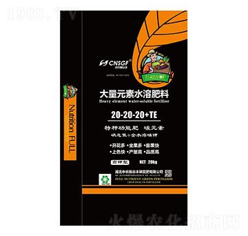 平衡型大量元素水溶肥料20-20-20+TE 中農(nóng)施谷豐