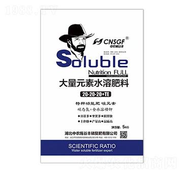 大量元素水溶肥料20-20-20+TE 中農(nóng)施谷豐