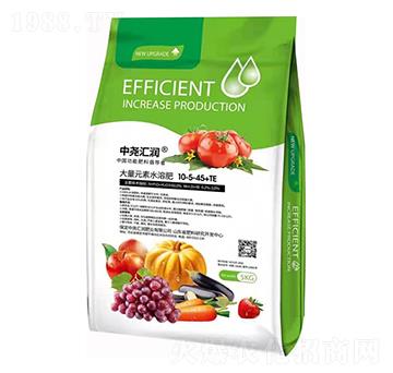 5kg大量元素水溶肥10-5-45+TE 中堯匯潤