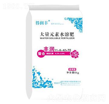 高鉀型大量元素水溶肥11-6-42+TE 得潤(rùn)豐