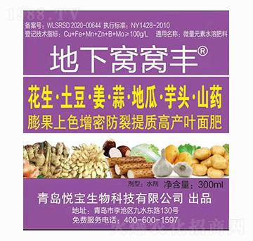 地下窩窩豐 悅寶生物