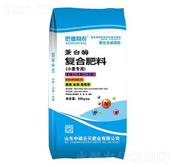 小麥專用復(fù)合肥料19-19-19 巴德利農(nóng) 中磷云天