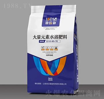 高鉀型大量元素水溶肥料12-8-40+TE-勒佰施-沃易施