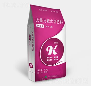 高鉀型大量元素水溶肥料16-6-38-果年豐-新維生物