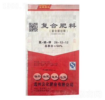 螯合緩控釋復合肥料26-12-12-金城福地-云化肥業(yè)