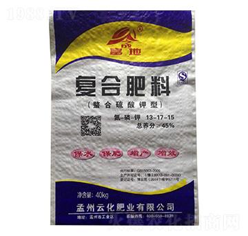 螯合硫酸鉀型復(fù)合肥料13-17-15-今成富地-云化肥業(yè)