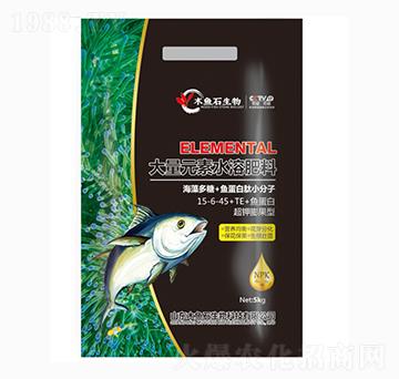 大量元素水溶肥料15-6-45+TE+魚蛋白-木魚石生物
