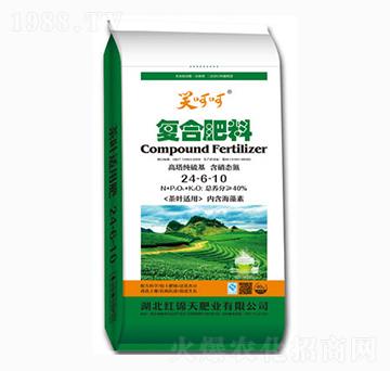 高塔純硫基復(fù)合肥料24-6-10+TE-笑呵呵-紅錦天肥業(yè)