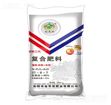 40kg復(fù)合肥料27-6-7-金帝亞
