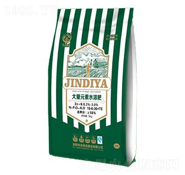 大量元素水溶肥16-6-36+TE-金帝亞