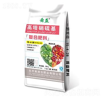 果蔬專用高塔硝硫基復(fù)合肥料15-4-28-舜益-喜滿倉