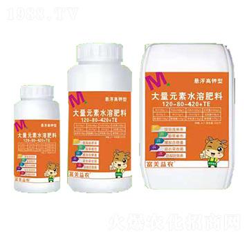 懸浮高鉀型有機無機大量元素水溶肥料120-80-420+TE-美科生物
