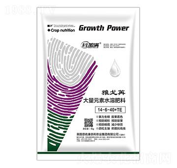 大量元素水溶肥料14-6-40+TE-雅戈苒-潤德源肥業(yè)