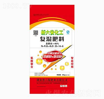 復(fù)混肥料25-14-6-新六安化工-六胺肥業(yè)