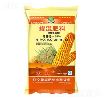 一次性免追摻混肥料28-15-12-霖森