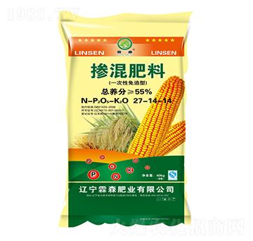 一次性免追摻混肥料27-14-14-霖森